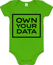 Load image into Gallery viewer, OWN YOUR DATA BABY ONESIE