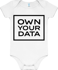 OWN YOUR DATA BABY ONESIE