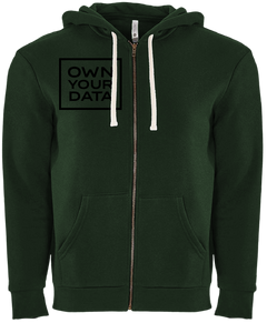 OWN YOUR DATA ZIP UP