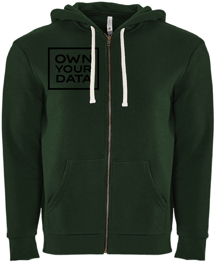 OWN YOUR DATA ZIP UP